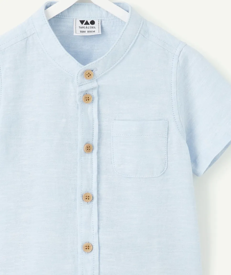 Chemise bébé garçon bleu