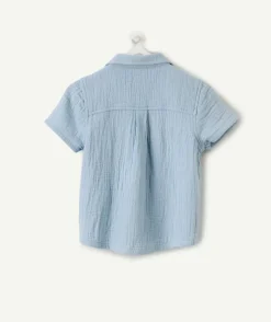 Chemise bébé garçon bleu