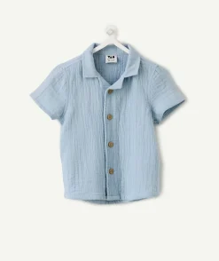Chemise bébé garçon bleu