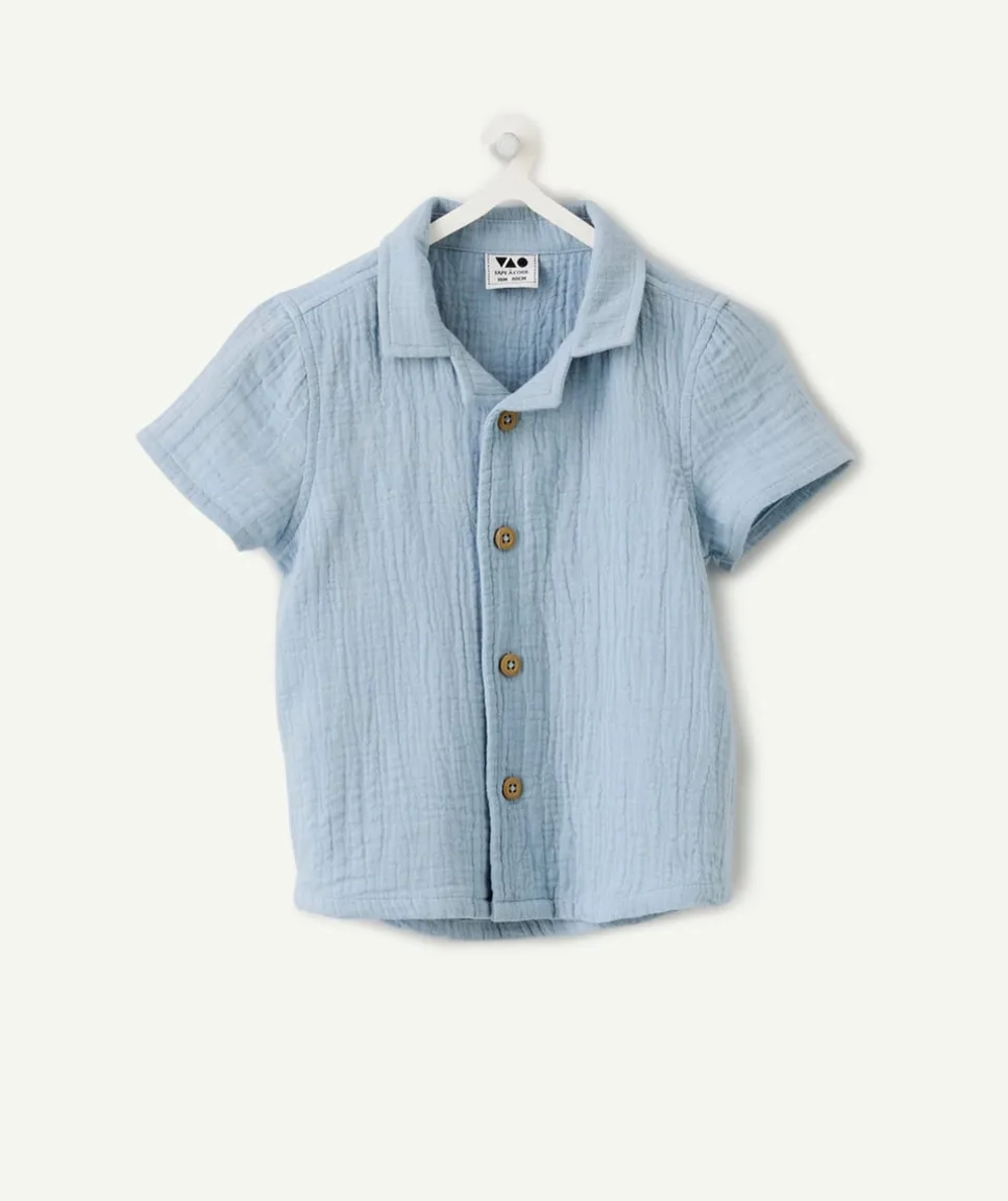 Chemise bébé garçon bleu