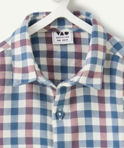 Chemise bébé garçon à carreaux