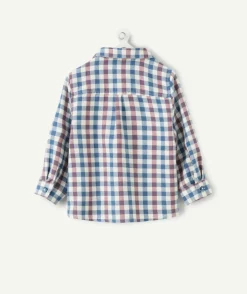 Chemise bébé garçon à carreaux