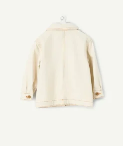 Chemise bébé garçon en jean crème