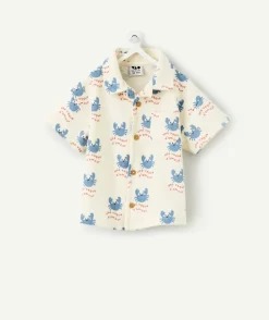 Chemise bébé garçon imprimée crabe