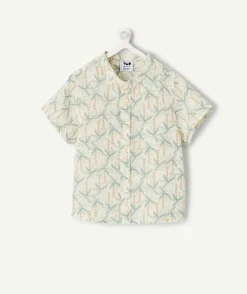 Chemise bébé garçon imprimé palmiers
