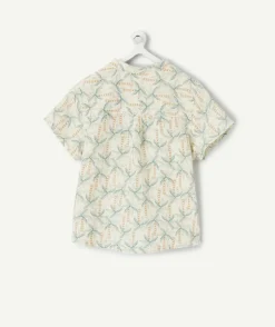 Chemise bébé garçon imprimé palmiers
