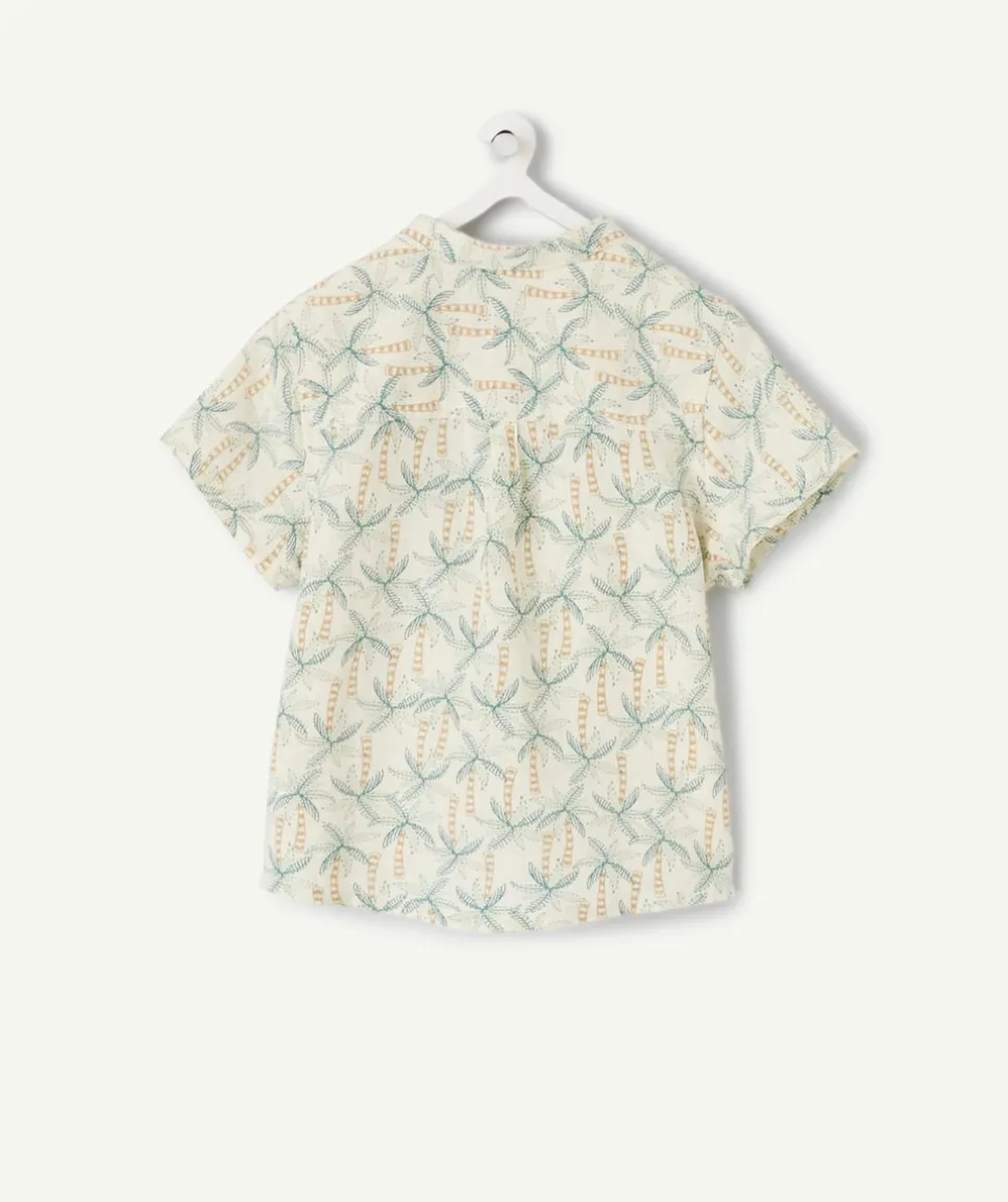 Chemise bébé garçon imprimé palmiers