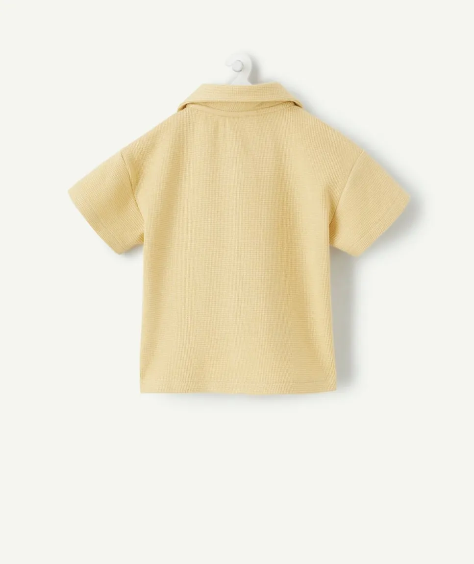 Chemise bébé garçon jaune imprimé