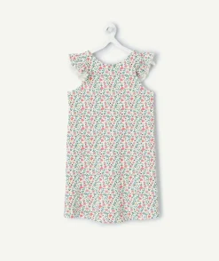 Chemise de nuit fille imprimé floral