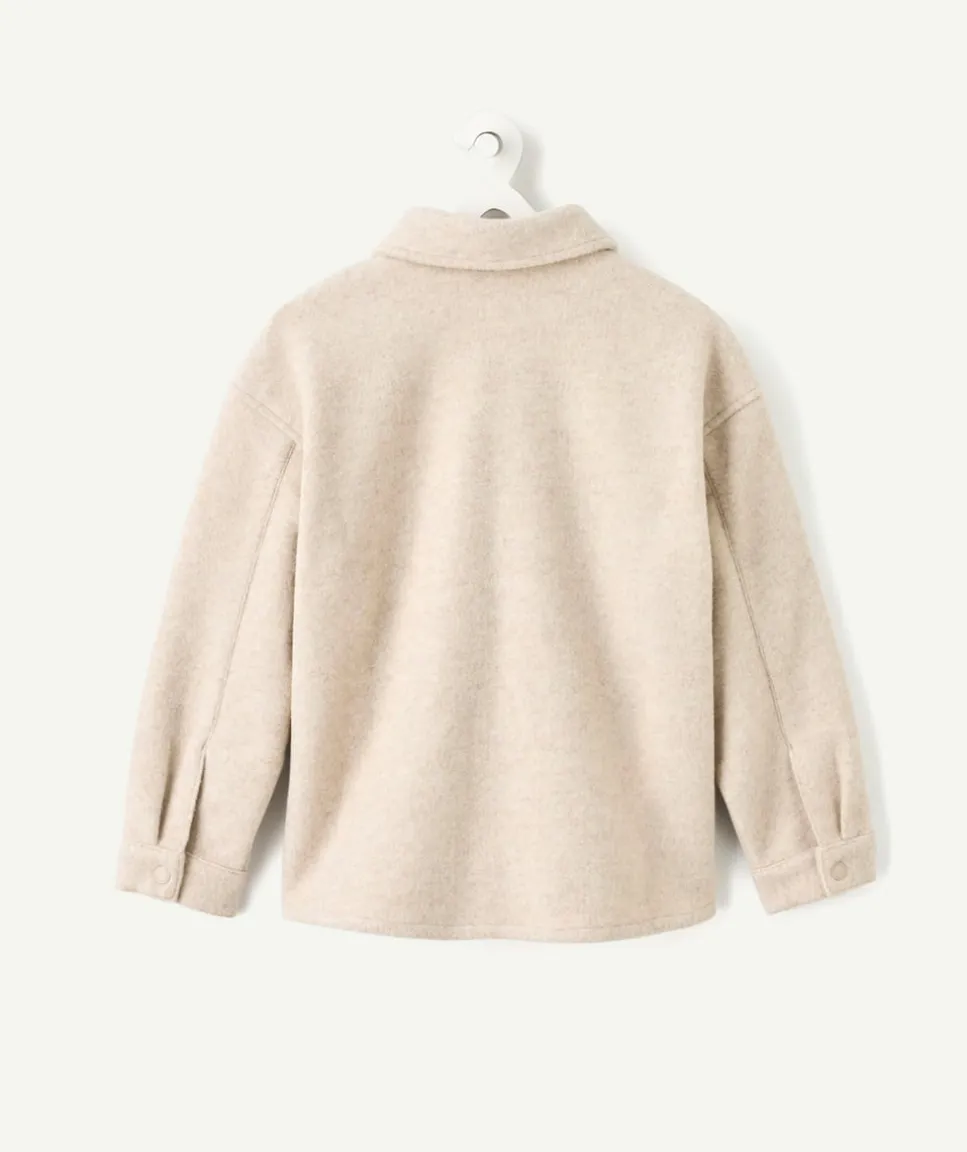 Chemise garçon beige