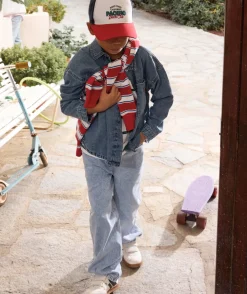 Chemise garçon denim