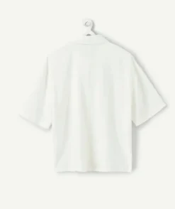 Chemise garçon droite blanche