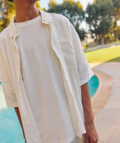 Chemise garçon droite blanche