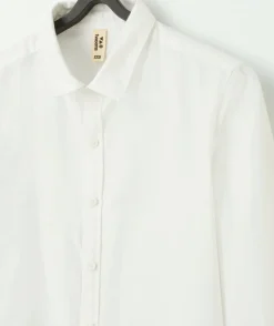 Chemise garçon manches longues blanche