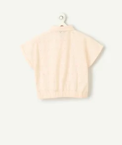 Chemise manches courtes bébé fille pastel