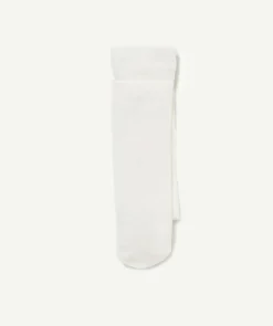 Collants en voile écru pour fille