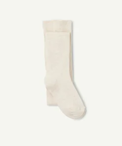 Collants fille beiges