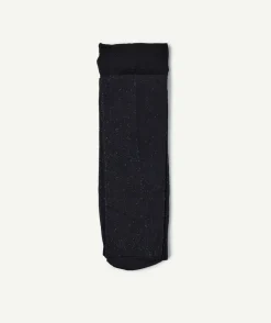 Collants noirs pailletés fille