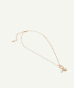 Collier fille pendentifs couleur dorée