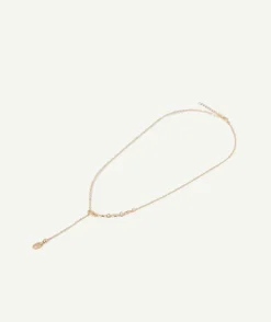 Collier fille sautoir couleur dorée