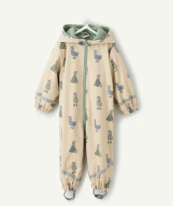 Combinaison anti-pluie bébé garçon imprimé canards