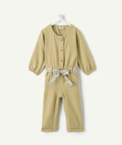 Combinaison bébé fille kaki