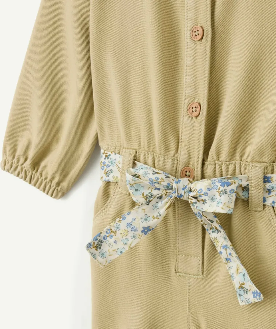 Combinaison bébé fille kaki