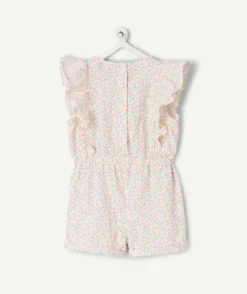Combinaison bébé fillé imprimé floral