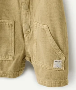 Combinaison courte bébé garçon kaki