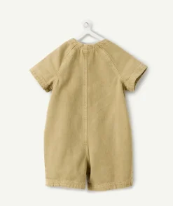 Combinaison courte bébé garçon kaki