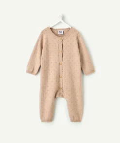 Combinaison fille longue manches longues boutons