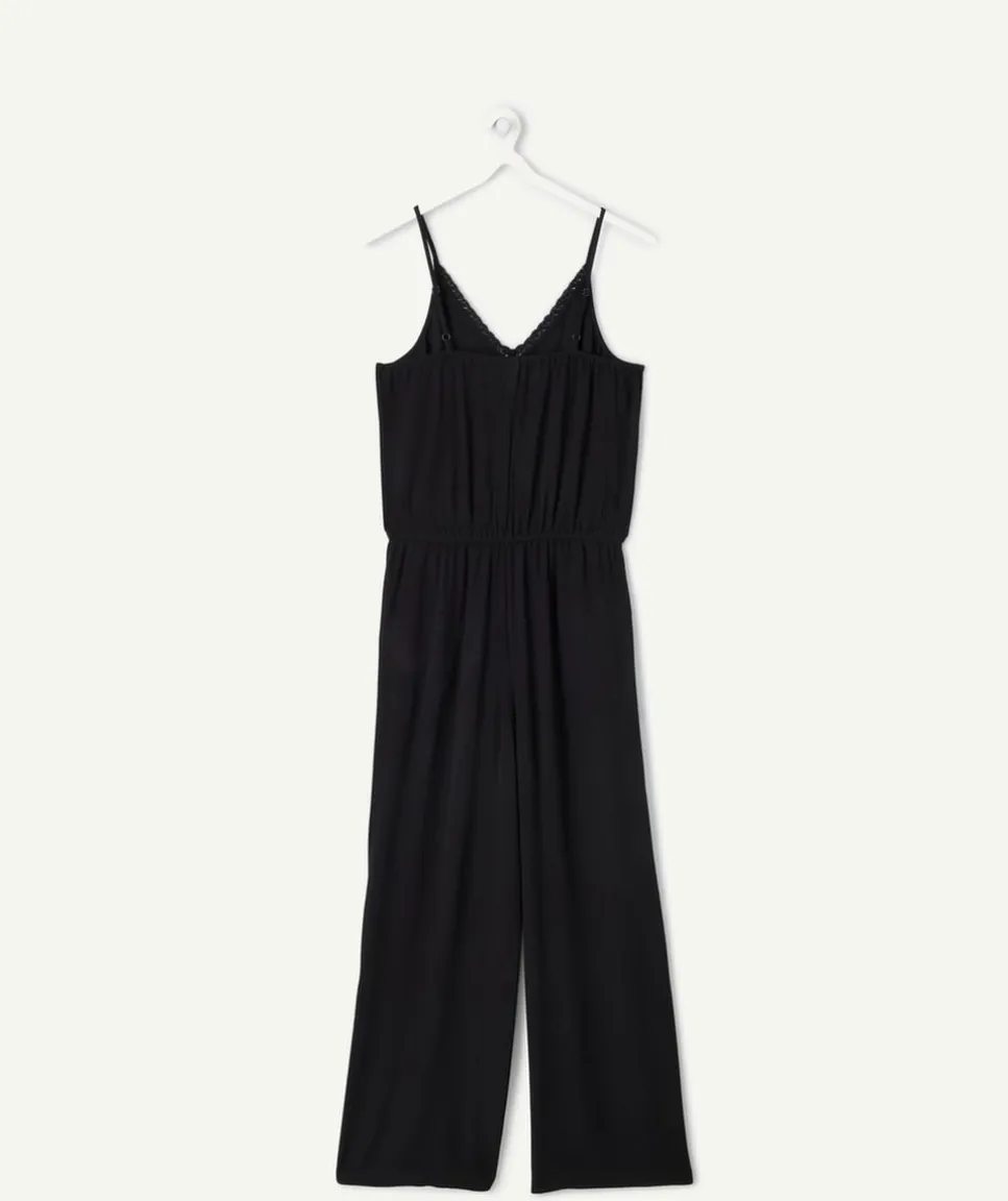 Combinaison fille longue noire