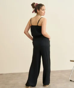 Combinaison fille longue noire
