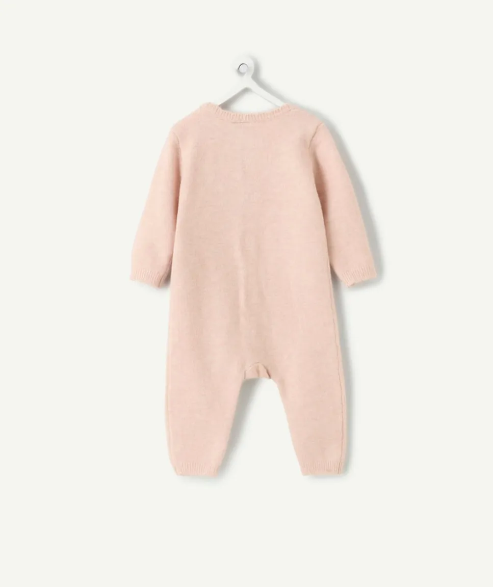 Combinaison naissance fille rose