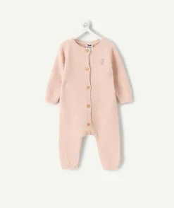Combinaison naissance fille rose