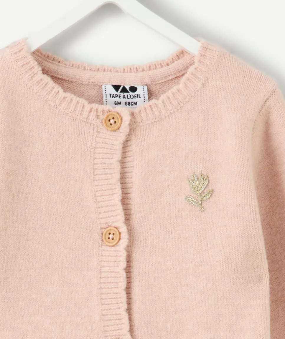 Combinaison naissance fille rose