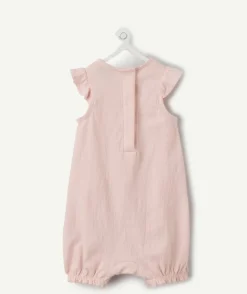 Combinaison naissance fille rose