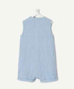 Combishort bébé garçon bleu