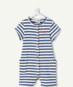 Combishort bébé garçon rayée
