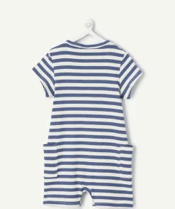 Combishort bébé garçon rayée