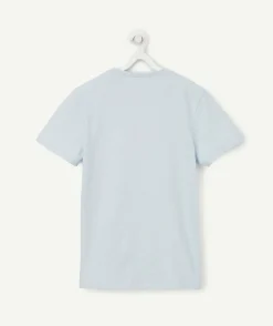 Cosmic vibes - t-shirt bleu cancer en coton bio enfant