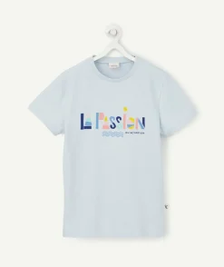 Cosmic vibes - t-shirt bleu scorpion en coton bio enfant