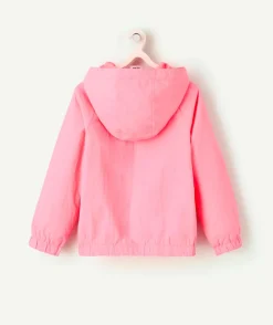 Coupe vent fille rose