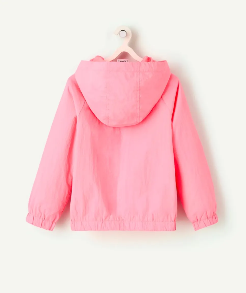 Coupe vent fille rose