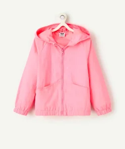 Coupe vent fille rose