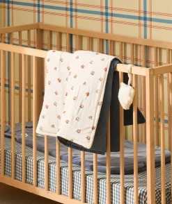 Couverture bébé garçon imprimé oursons