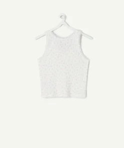 Débardeur fille imprimé floral