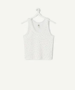Débardeur fille imprimé floral