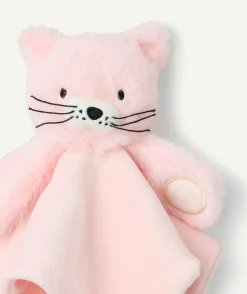 Doudou chat rose