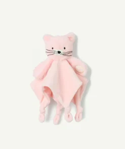 Doudou chat rose